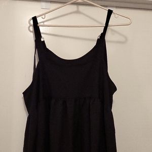 Black Shein Curve A line Dress